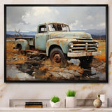 Pickup Truck Atmospheric Impressionism I - Pickup Truck Canvas Wall Art