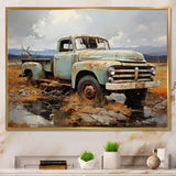 Pickup Truck Atmospheric Impressionism I - Pickup Truck Canvas Wall Art