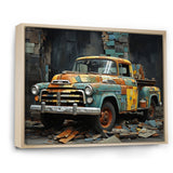 Pickup Truck Poupart Collage - Pickup Truck Canvas Wall Art