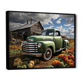 Pickup Truck Country Charm I - Pickup Truck Canvas Wall Art