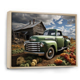 Pickup Truck Country Charm I - Pickup Truck Canvas Wall Art