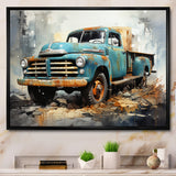 Vintage Pickup Truck - Pickup Truck Canvas Wall Art
