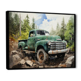 Pickup Truck Offroad Adventures I - Pickup Truck Canvas Wall Art