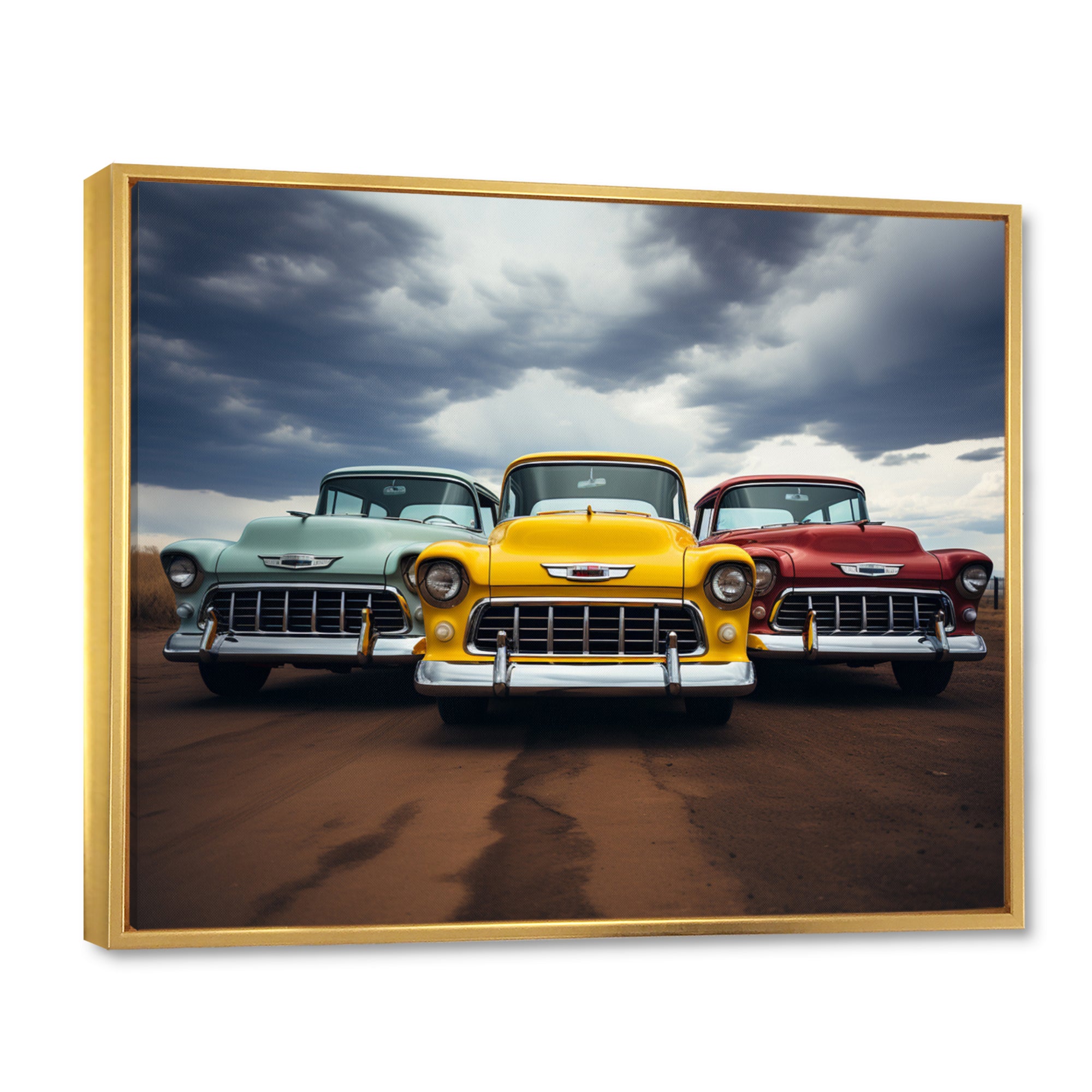 Pickup Truck Retro Rides I - Pickup Truck Canvas Wall Art