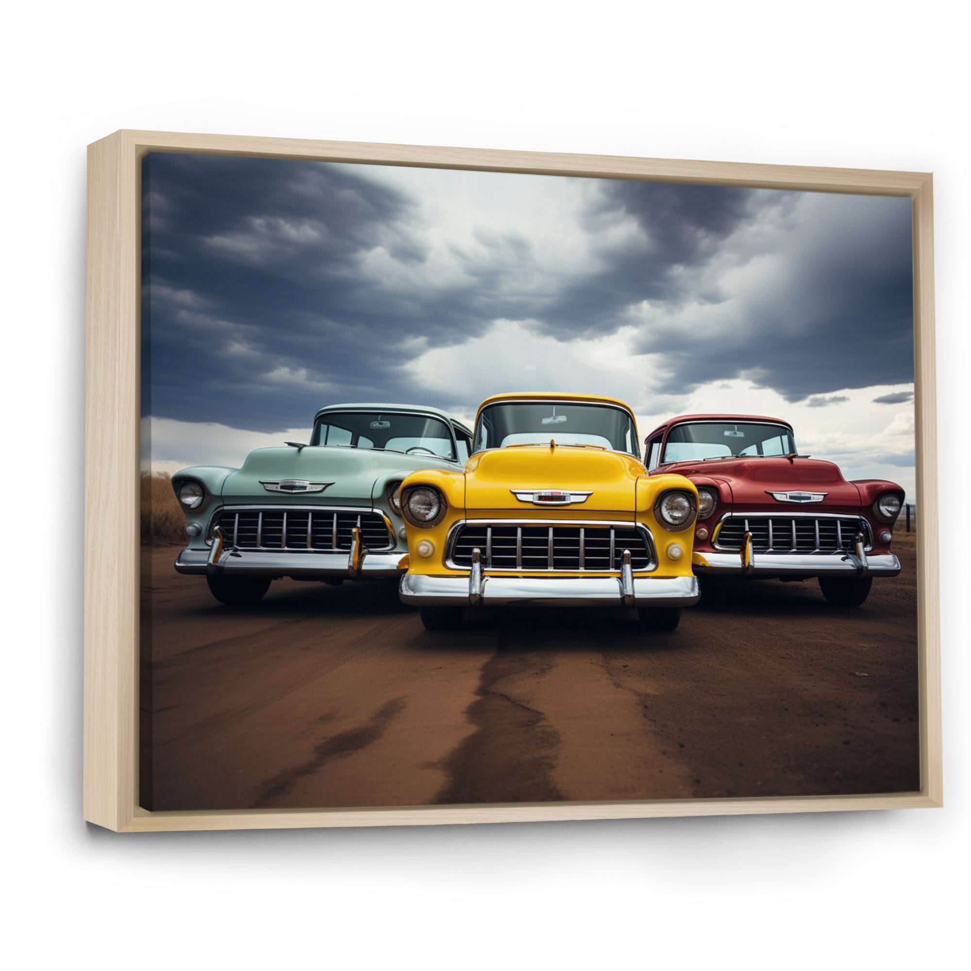 Pickup Truck Retro Rides I - Pickup Truck Canvas Wall Art