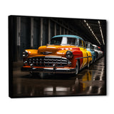 Colorful Pickup Truck Retro Rides - Pickup Truck Canvas Wall Art