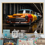 Colorful Pickup Truck Retro Rides - Pickup Truck Canvas Wall Art