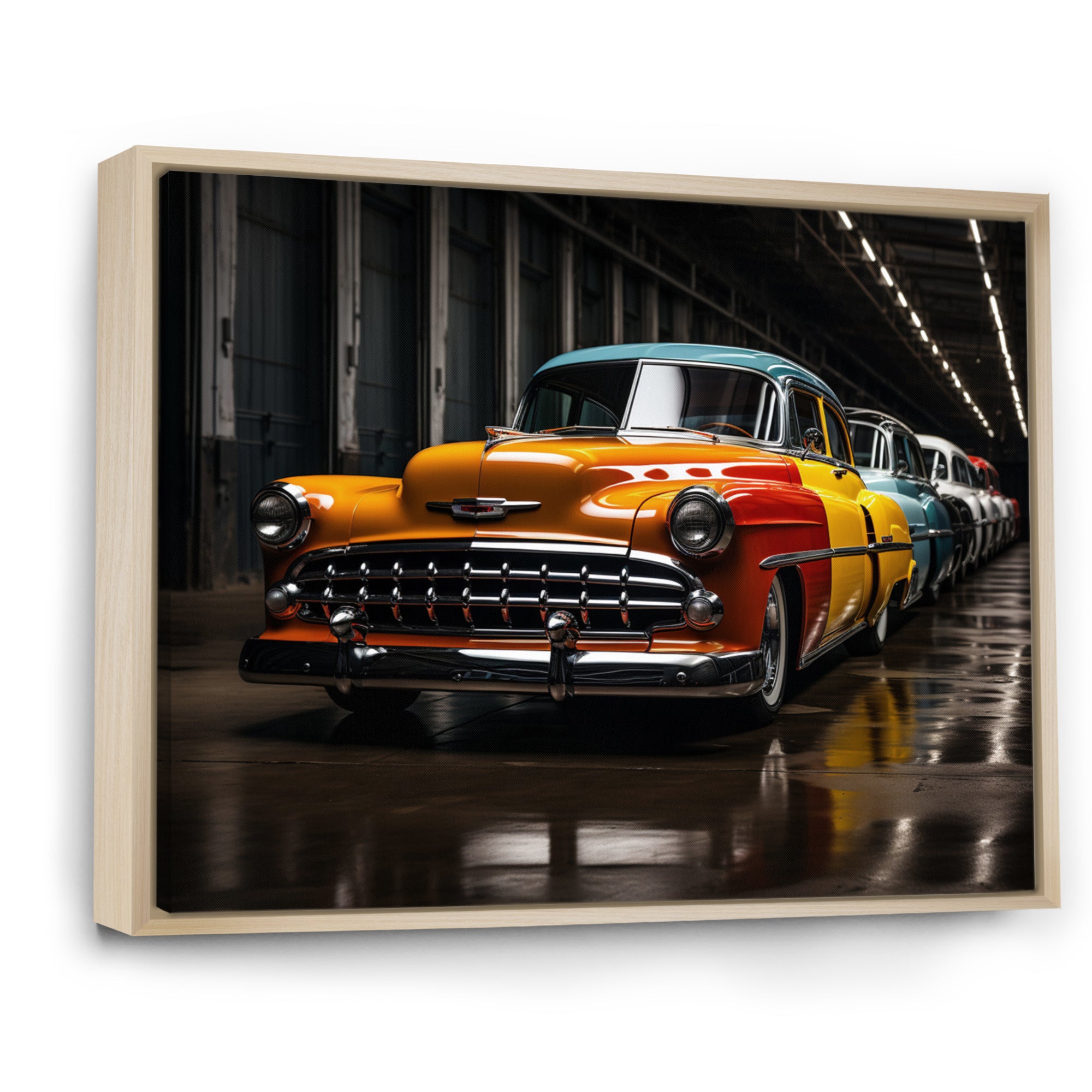 Colorful Pickup Truck Retro Rides - Pickup Truck Canvas Wall Art
