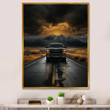 Pickup Truck The Road - Pickup Truck Canvas Wall Art