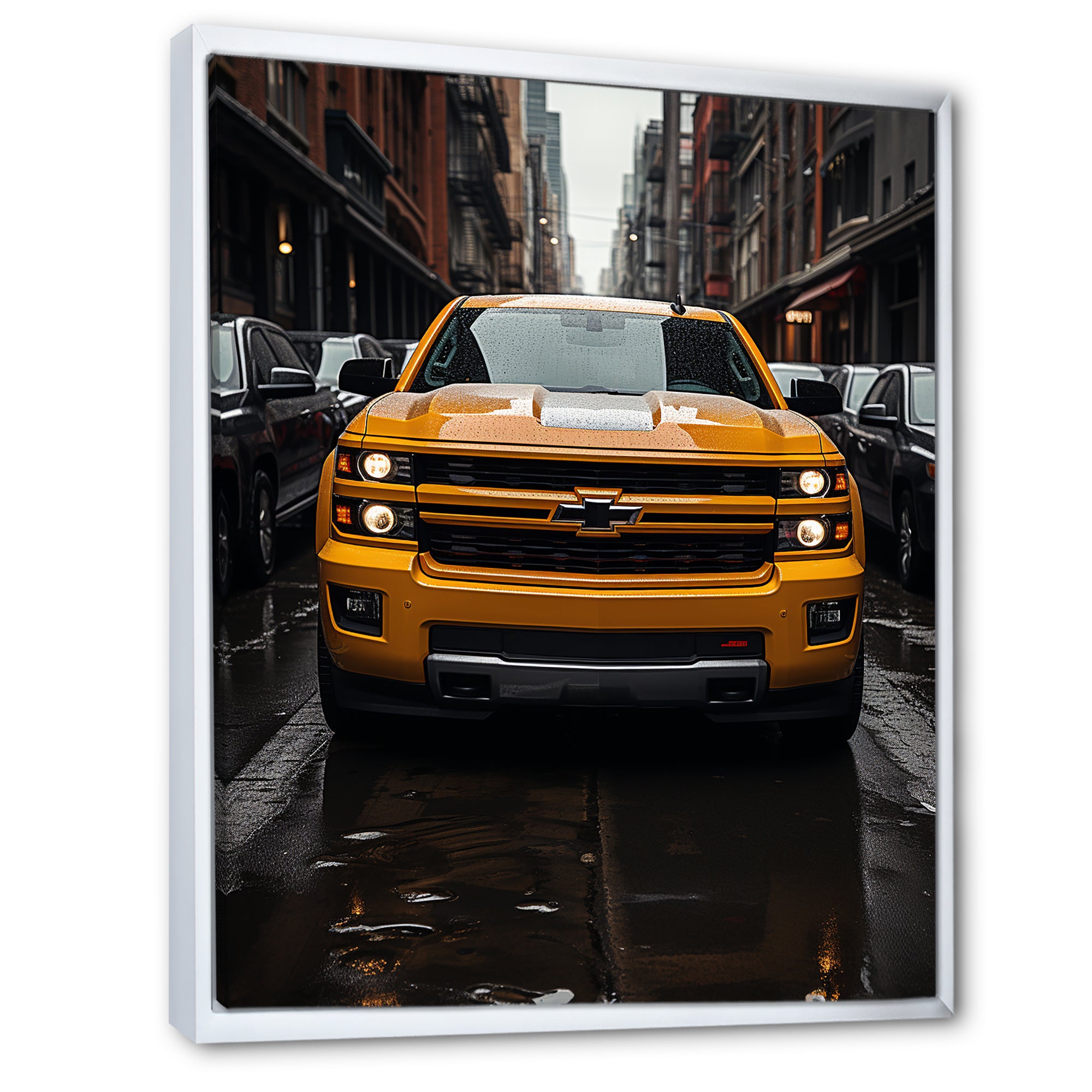 Pickup Truck Transportation Chronicles I - Pickup Truck Canvas Wall Art