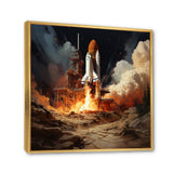 Rocketship Remembrance I - Rocketship Canvas Wall Art
