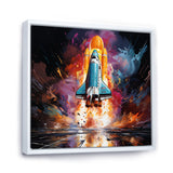 Rocketship Revelation I - Rocketship Canvas Wall Art