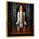 Rocketship Reverence I - Rocketship Canvas Wall Art