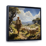 The Shepherds Song - Sheep Canvas Wall Art