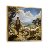The Shepherds Song - Sheep Canvas Wall Art