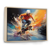 Skateboard Urban Pulse - Skateboard Canvas Wall Art