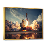 Space Shuttle Epic Launch I - Space Shuttle Canvas Wall Art