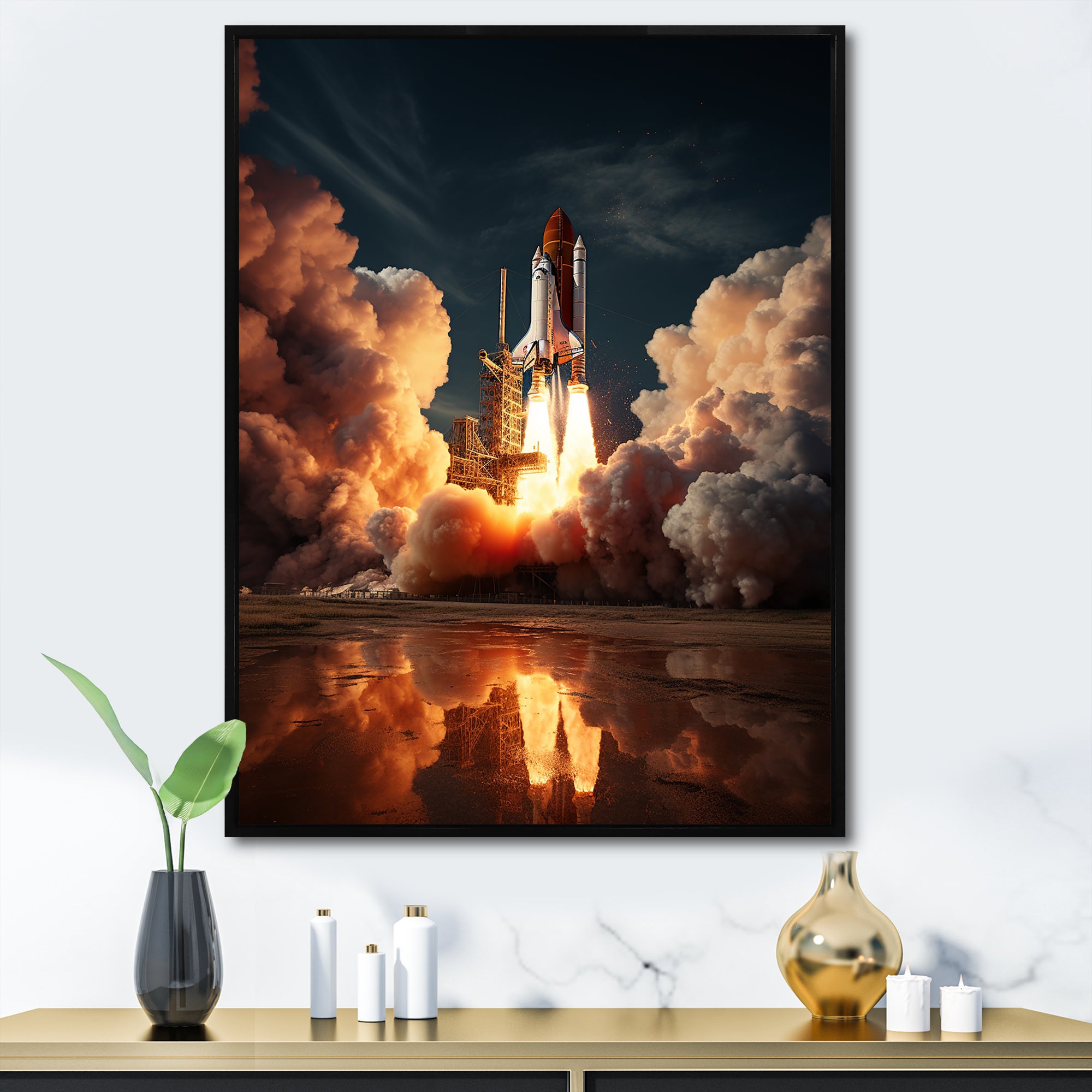 Space Shuttle Legacy Of Exploration I - Space Shuttle Canvas Wall Art