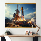 Space Shuttle Payload Deployment I - Space Shuttle Canvas Wall Art