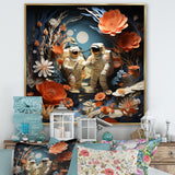 Space Shuttle Spacewalk Adventure I - Space Shuttle Canvas Wall Art