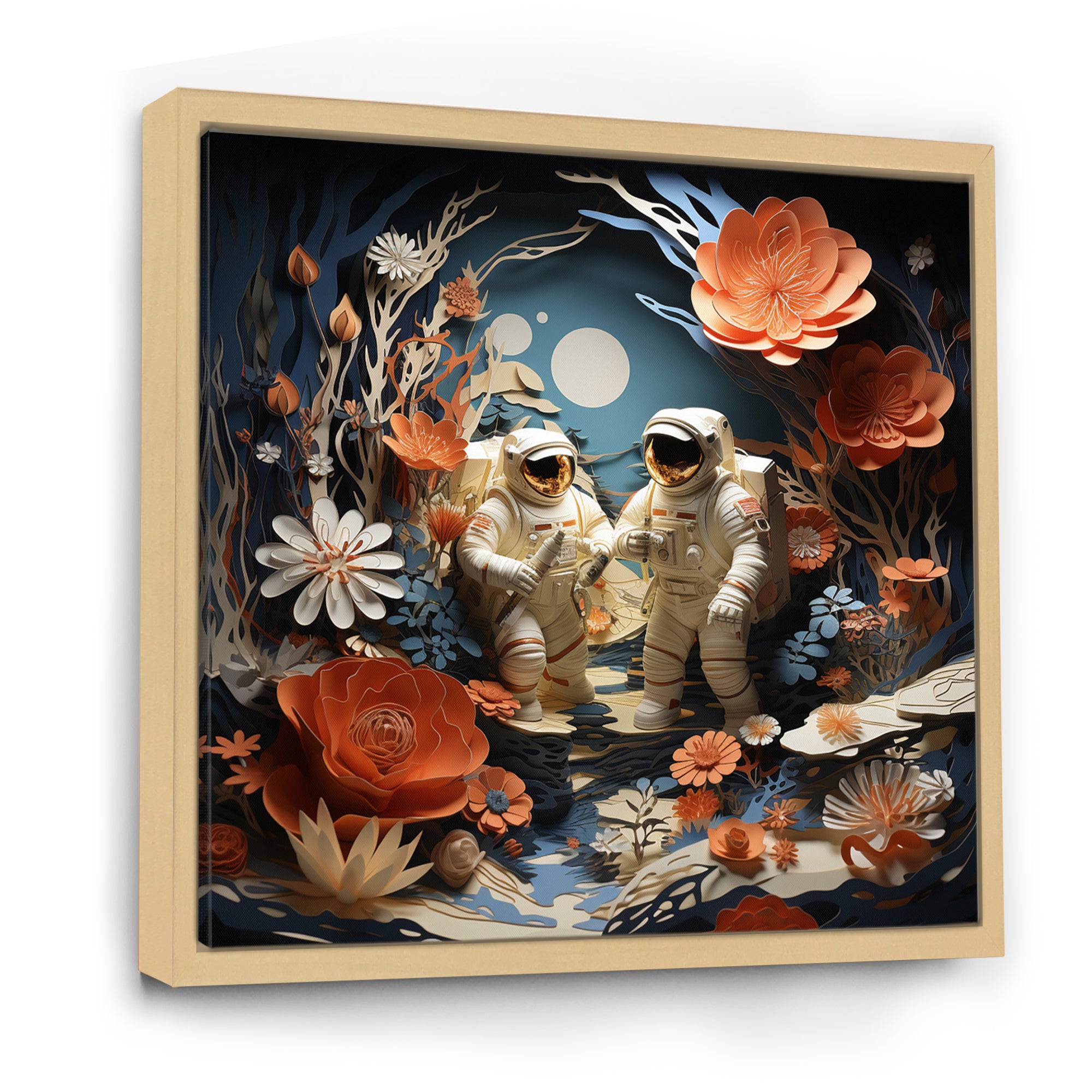 Space Shuttle Spacewalk Adventure I - Space Shuttle Canvas Wall Art