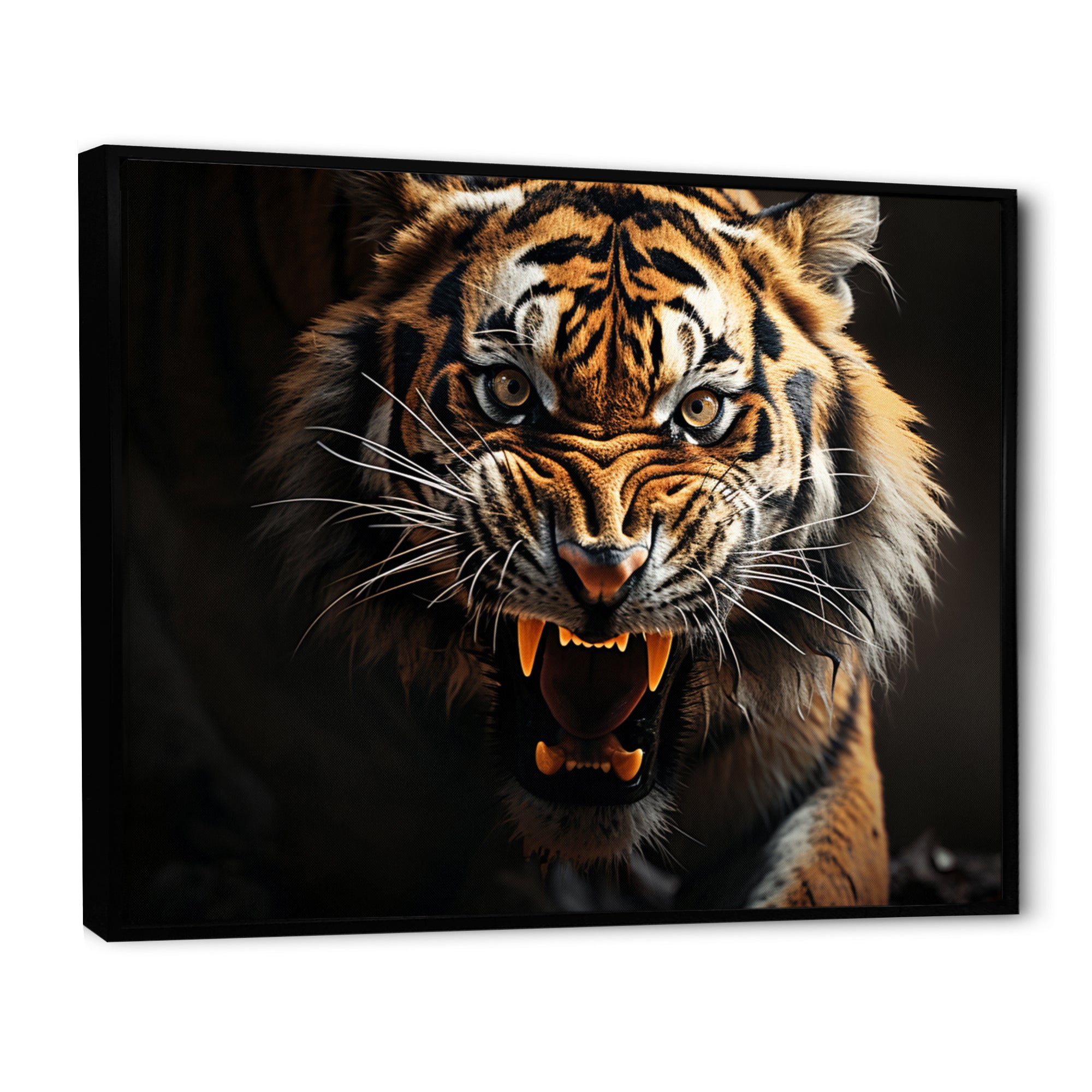 Tiger Roaring Majesty - Tiger Home Decor Art