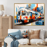 Train Architectural Perspectives - Train Canvas Wall Art
