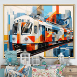 Train Architectural Perspectives - Train Canvas Wall Art