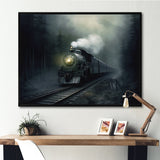 Train Atmospheric Whispers I - Train Canvas Wall Art