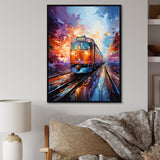 Train Bold Rhythms - Train Canvas Wall Art
