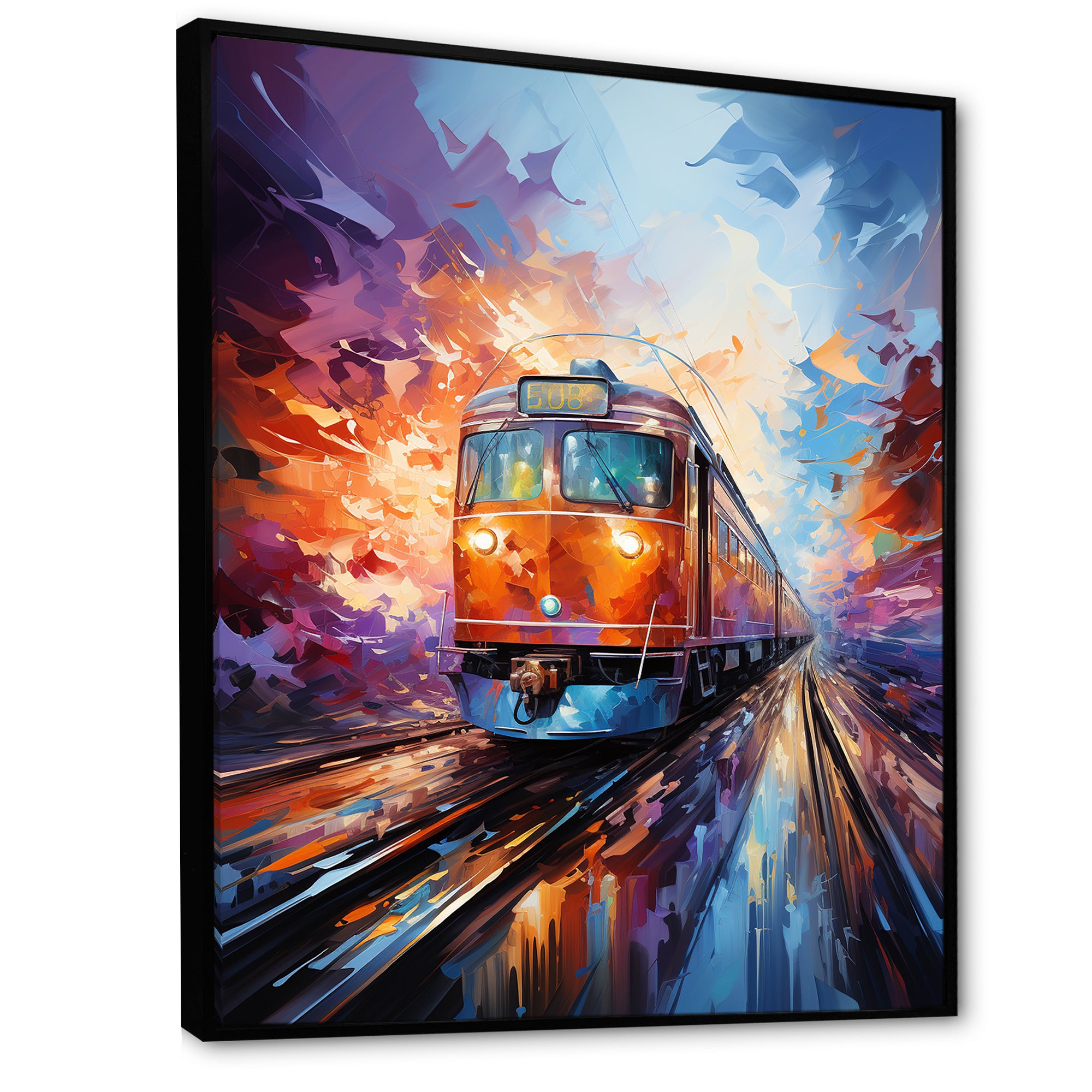 Train Bold Rhythms - Train Canvas Wall Art