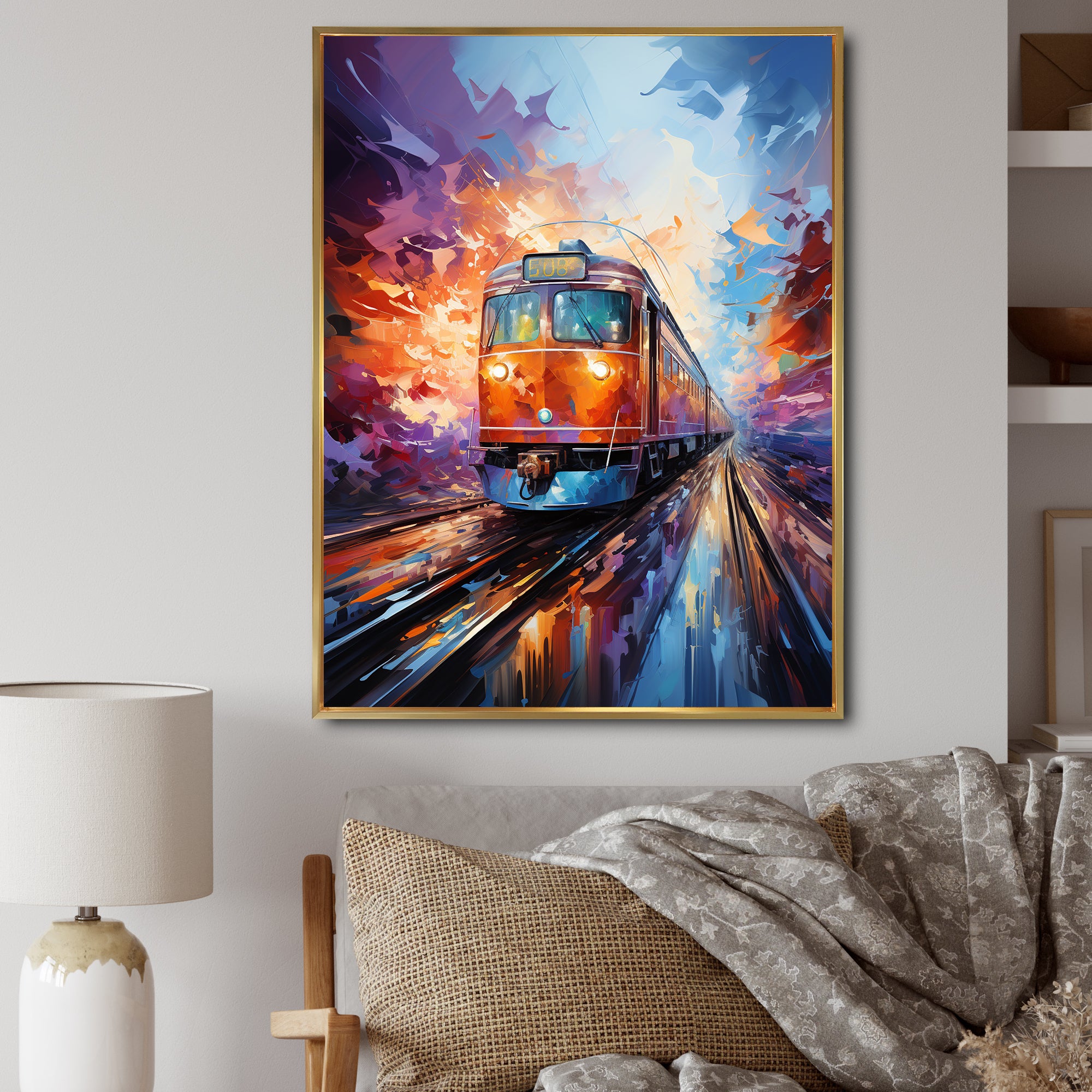 Train Bold Rhythms - Train Canvas Wall Art