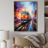 Train Bold Rhythms - Train Canvas Wall Art