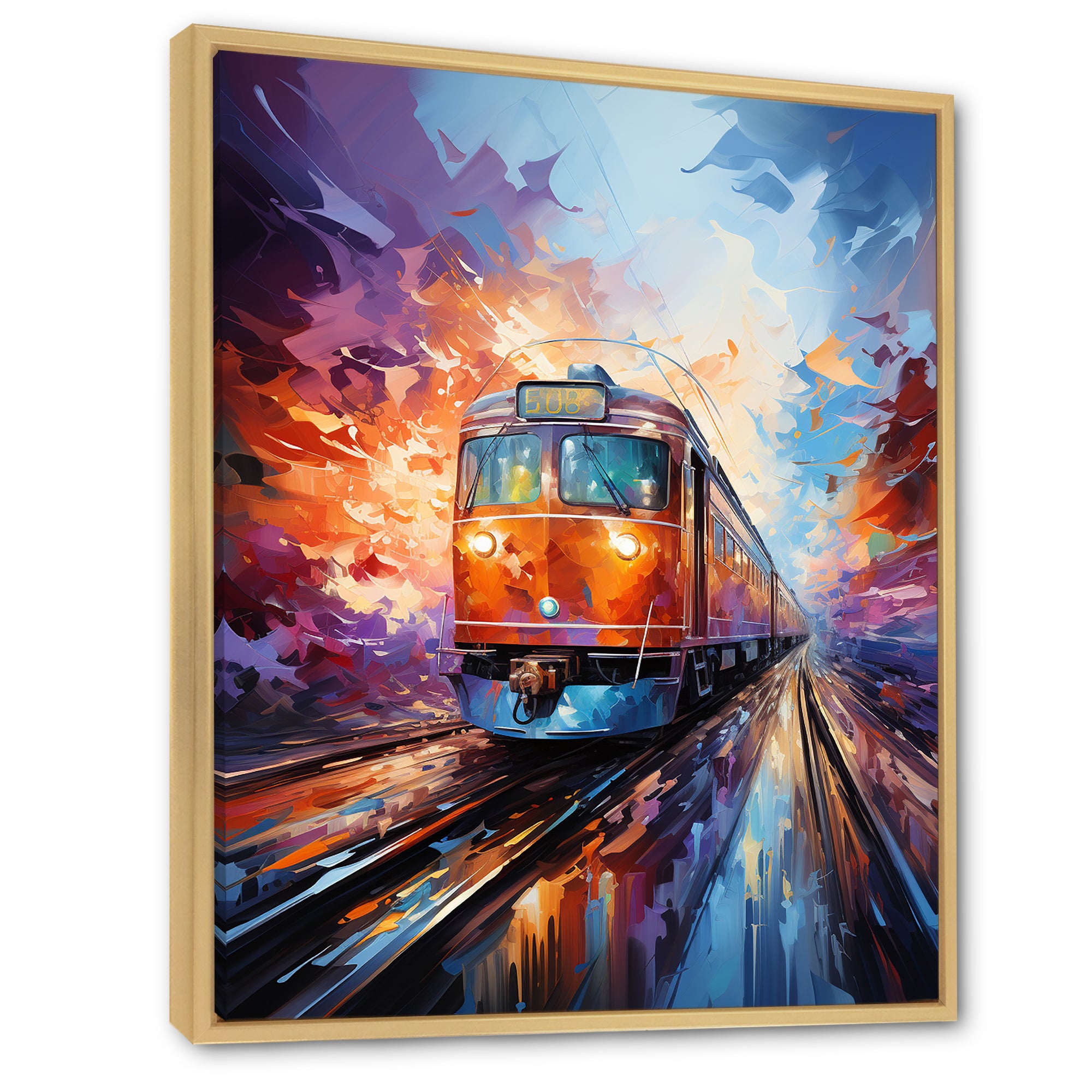 Train Bold Rhythms - Train Canvas Wall Art