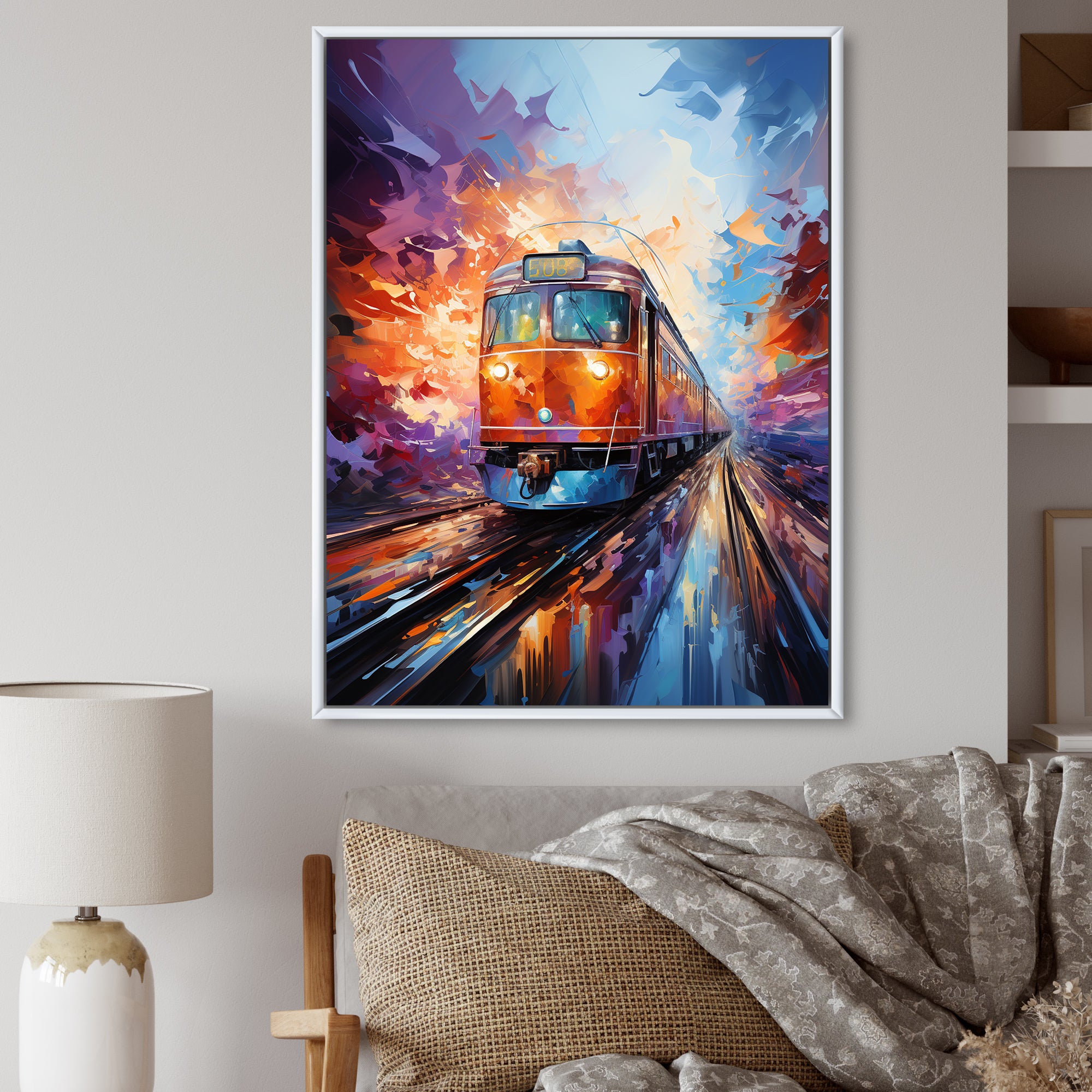 Train Bold Rhythms - Train Canvas Wall Art
