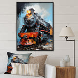 Train Fluid Motion - Train Canvas Wall Art