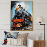 Train Fluid Motion - Train Canvas Wall Art