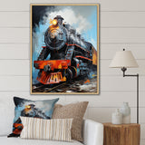 Train Fluid Motion - Train Canvas Wall Art