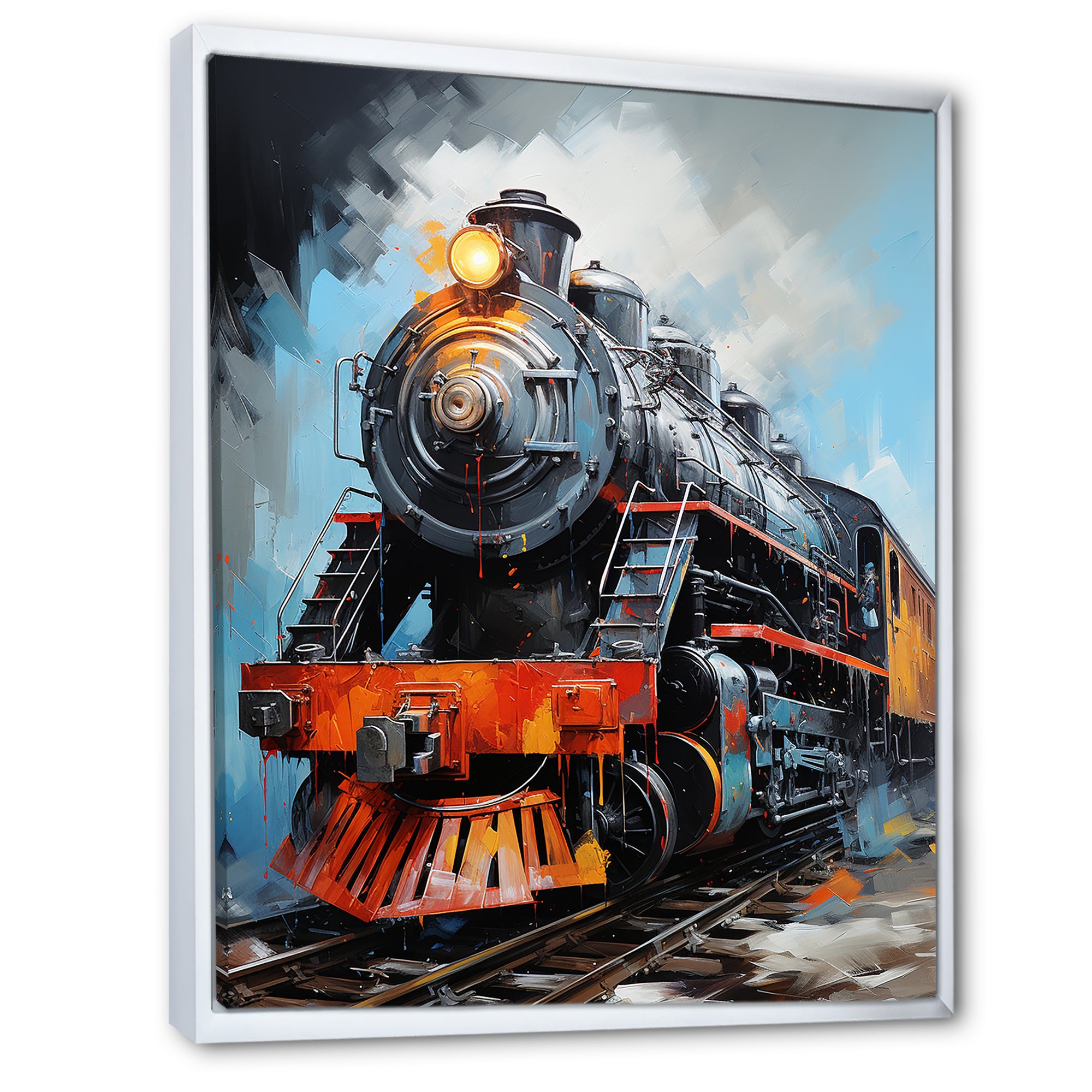 Train Fluid Motion - Train Canvas Wall Art