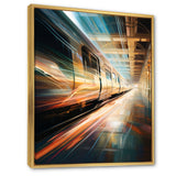 Train Luminous Trail Lights I - Train Canvas Wall Art