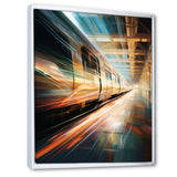 Train Luminous Trail Lights I - Train Canvas Wall Art