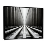 Train Minimalist Tracks I - Train Canvas Wall Art