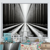 Train Minimalist Tracks I - Train Canvas Wall Art