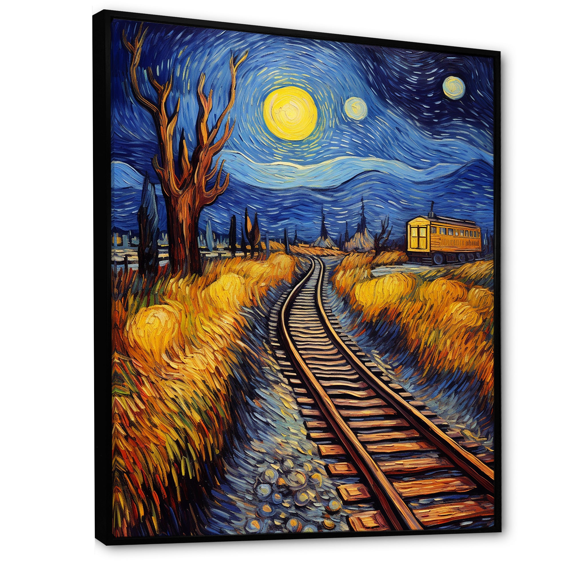 Train Rails By Vincent - Train Canvas Wall Art