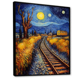 Train Rails By Vincent - Train Canvas Wall Art