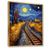 Train Rails By Vincent - Train Canvas Wall Art