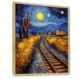 Train Rails By Vincent - Train Canvas Wall Art