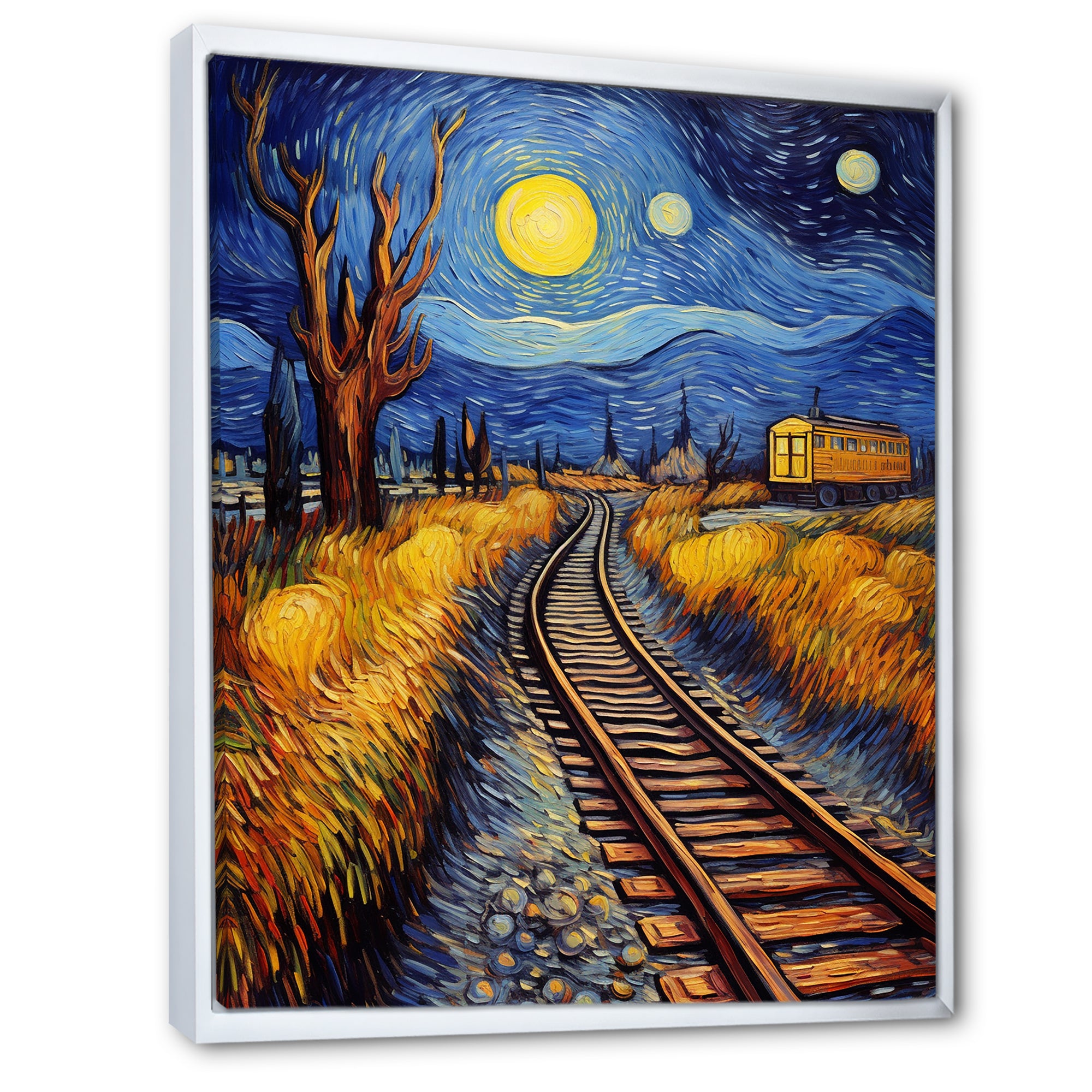Train Rails By Vincent - Train Canvas Wall Art