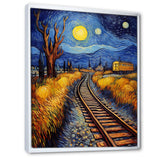 Train Rails By Vincent - Train Canvas Wall Art