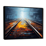 Train Serene Railways Track - Train Canvas Wall Art